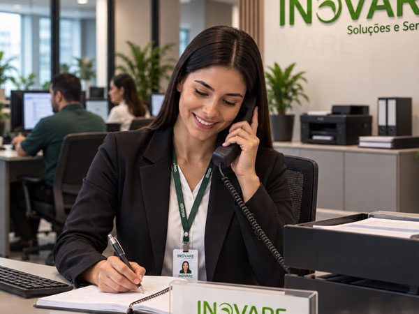 Profissional de serviços administrativos da Inovare